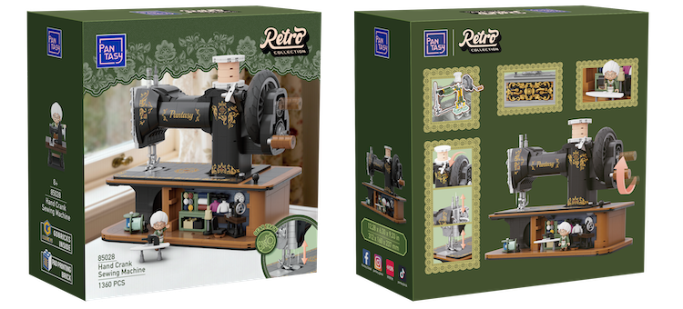 Pantasy - PANTASY - Hand Crank Sewing Machine - Building block 1152 pcs