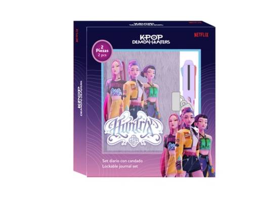 Safta - K-POP DEMON HUNTERS - Gift Box - Fur Diary + Pen