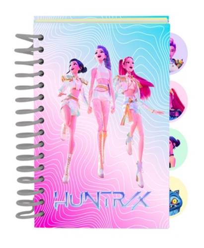 Safta - K-POP DEMON HUNTERS - A6 Notebook with 4 Dividers