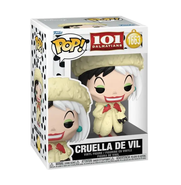Funko - 101 DALMATIANS - POP Disney N° 1663 - Cruella De Vil with Chase