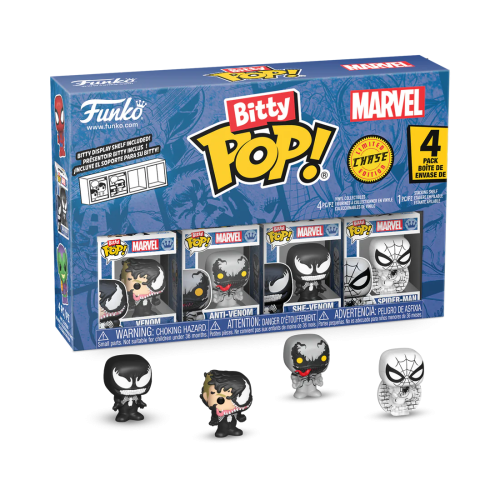 Funko - SPIDER-MAN - Bitty Pop 4 Pack 2.5cm - Venom
