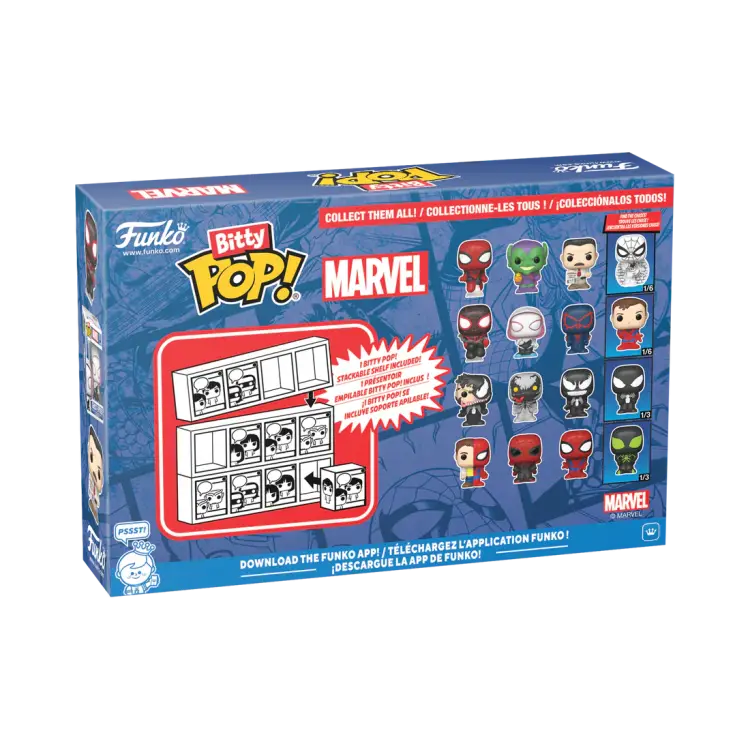 Funko - SPIDER-MAN - Bitty Pop 4 Pack 2.5cm - Venom