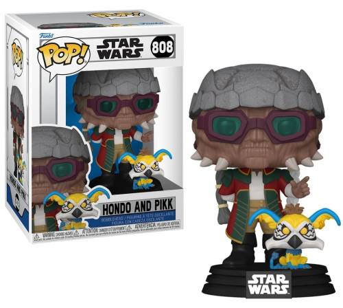 Funko - STAR WARS THE CLONE WARS - POP & Buddy N° 808 - Hondo & Pikk