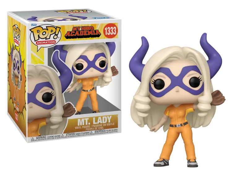Funko - MY HERO ACADEMIA HLB - POP Super 6'' N° 1333 - Mt. Lady (Baseball)