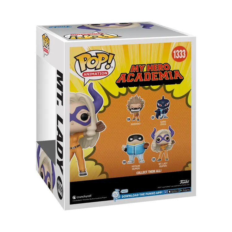 Funko - MY HERO ACADEMIA HLB - POP Super 6'' N° 1333 - Mt. Lady (Baseball)