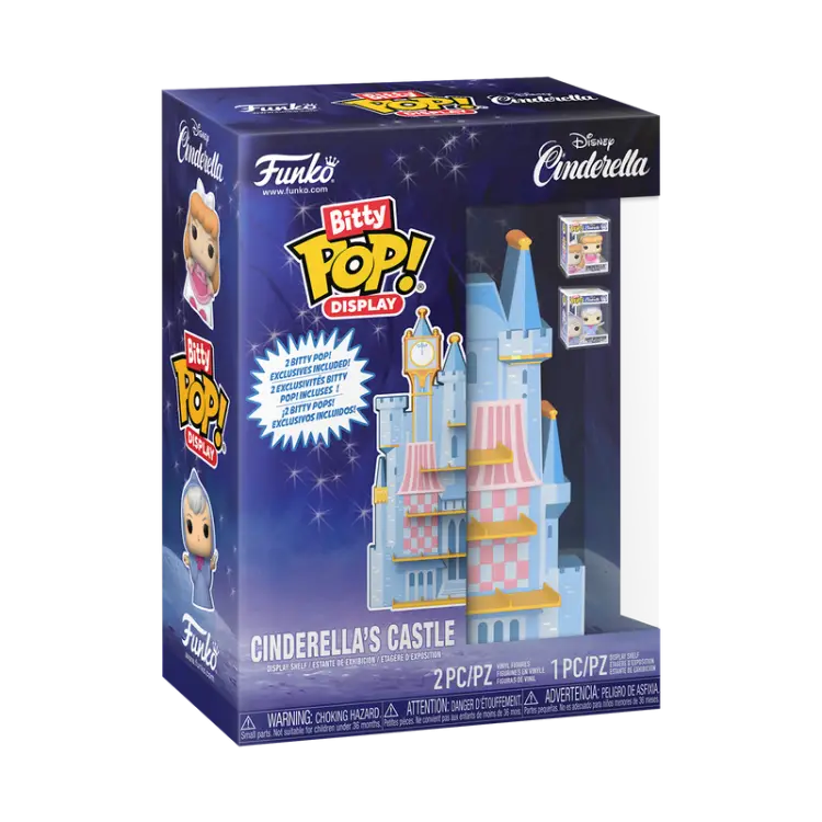 Funko - BITTY POP Display - Cinderella's Castle