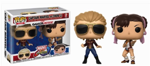Funko - MARVEL Vs CAPCOM - POP 2-Pack - Captain Marvel Vs Chun-Li