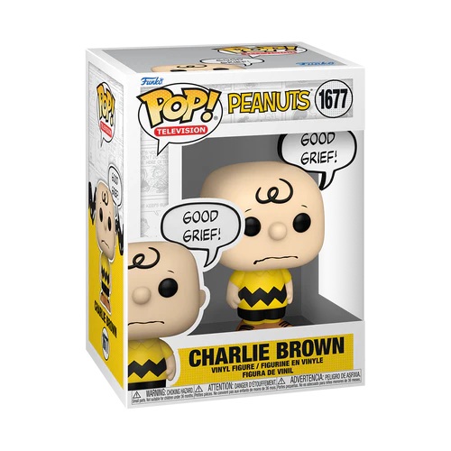 Funko - PEANUTS - POP Television N° 1677 - Charlie Brown (Good Grief)