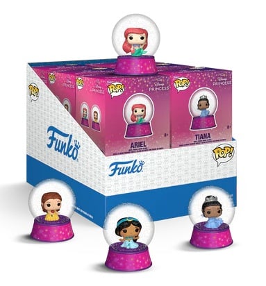 Funko - DISNEY PRINCESS - Mini Snow Globes - (BOX 12)
