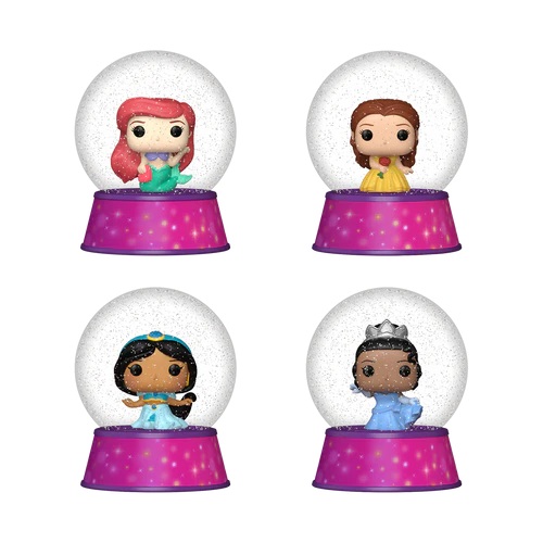 Funko - DISNEY PRINCESS - Mini Snow Globes - (BOX 12)
