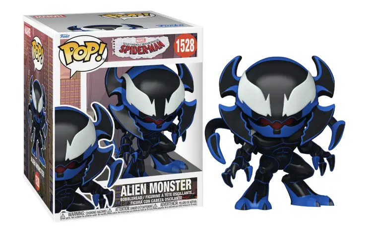 Funko - FRIENDLY NEIGHBORHOOD SPIDER-MAN - POP SUPER N° 1528 - Alien Monster