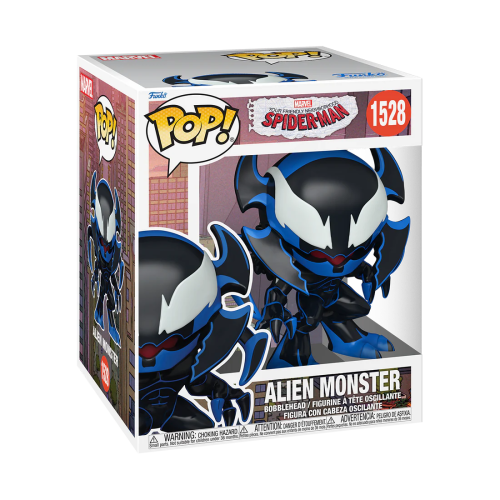 Funko - FRIENDLY NEIGHBORHOOD SPIDER-MAN - POP SUPER N° 1528 - Alien Monster