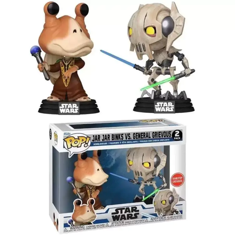 Funko POP! Star Wars - Jar Jar Binks vs. General Grievous 2-Pack (Exclusive)
