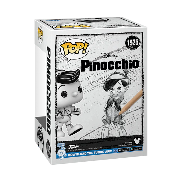 Funko - DISNEY - POP N° 1525 - Pinocchio (Sketch)