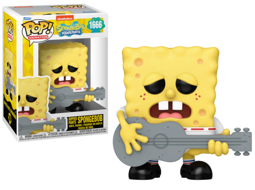Funko - SPONGEBOB SQUAREPANTS - POP Animation N° 1666 - SpongeBob with Guitar