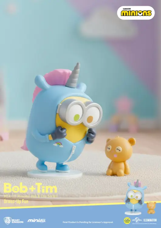 Beast Kingdom - MINIONS - Bob & Tim Series - Blind Box Set 6 Figure 6.3cm