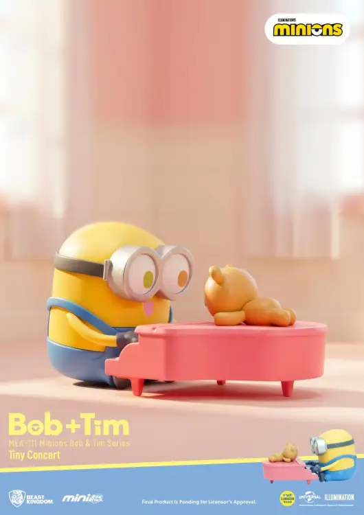 Beast Kingdom - MINIONS - Bob & Tim Series - Blind Box Set 6 Figure 6.3cm