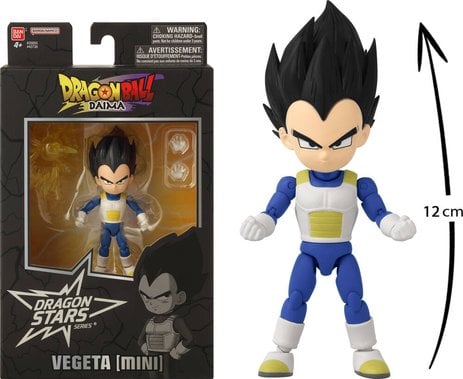 Bandai Red - DRAGON BALL - Vegeta Mini (Daima Ver.) - Figure Dragon Stars 12cm