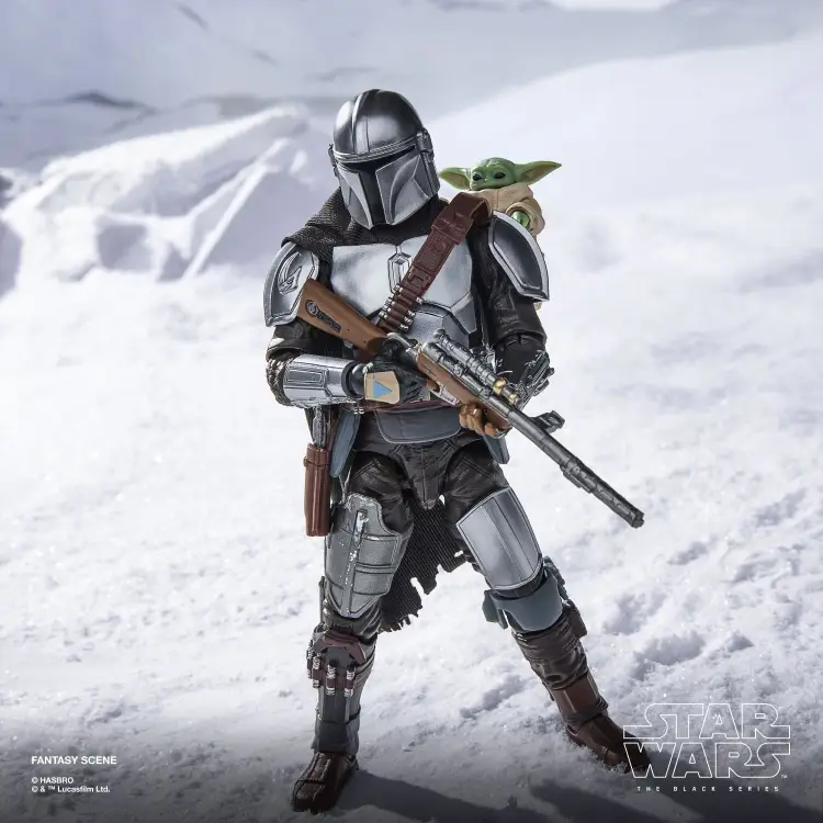 Hasbro - THE MANDALORIAN - Mandalorian & Grogu - Figure Black Series 15cm