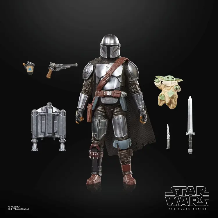 Hasbro - THE MANDALORIAN - Mandalorian & Grogu - Figure Black Series 15cm