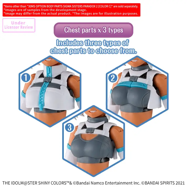 Bandai Model Kit - 30MS - Option Body Parts Sigma Sisters Paradox 2 (Color C) - Model Kit