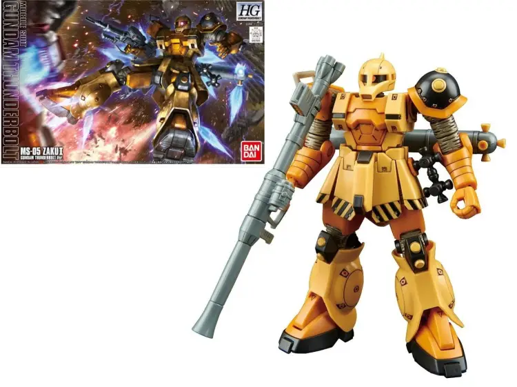 Bandai Model Kit - GUNDAM THUNDERBOLT - HG 1/144 Zaku I - Model Kit