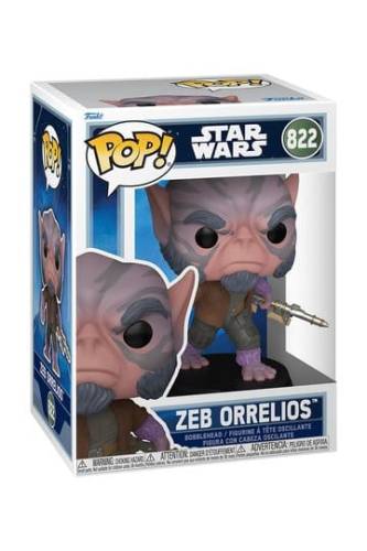 Funko - MANDALORIAN & GROGU - POP Star Wars N° 822 - Zeb Orrelios