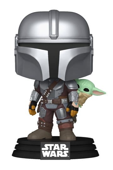 Funko - MANDALORIAN & GROGU - POP Star Wars N° 818 - Mandalorian With Grogu