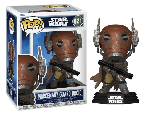 Funko - MANDALORIAN & GROGU - POP Star Wars N° 821 - Mercenary Guard Droid