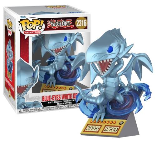 Funko - YU-GI-OH! - POP Premium N° 2316 - Blue eyes white dragon (Card)