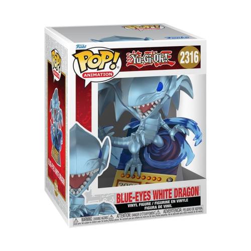 Funko - YU-GI-OH! - POP Premium N° 2316 - Blue eyes white dragon (Card)