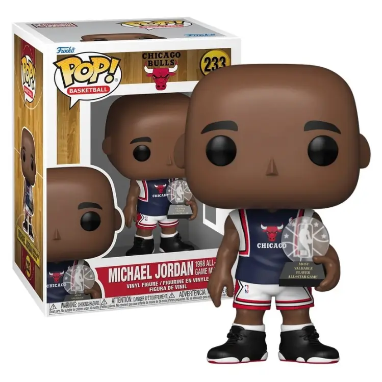 Funko - BULLS - POP NBA N° 233 - Michael Jordan (1998 All-Star Game MVP)