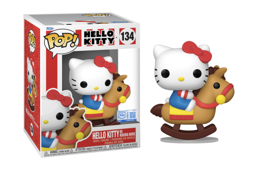 Funko - HELLO KITTY - POP Premium N°134 - Hello Kitty on Rocking Horse
