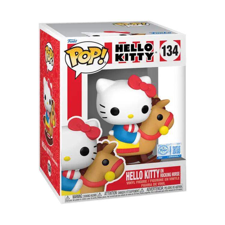 Funko - HELLO KITTY - POP Premium N°134 - Hello Kitty on Rocking Horse
