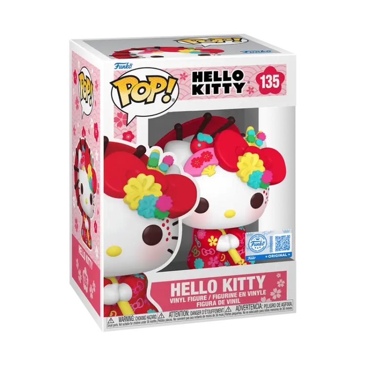 Funko - HELLO KITTY - POP Sanrio N° 135 - Hello Kitty en Kimono