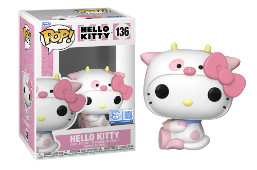 Funko - HELLO KITTY - POP Sanrio N° 136 - Hello Kitty in cow cosplay