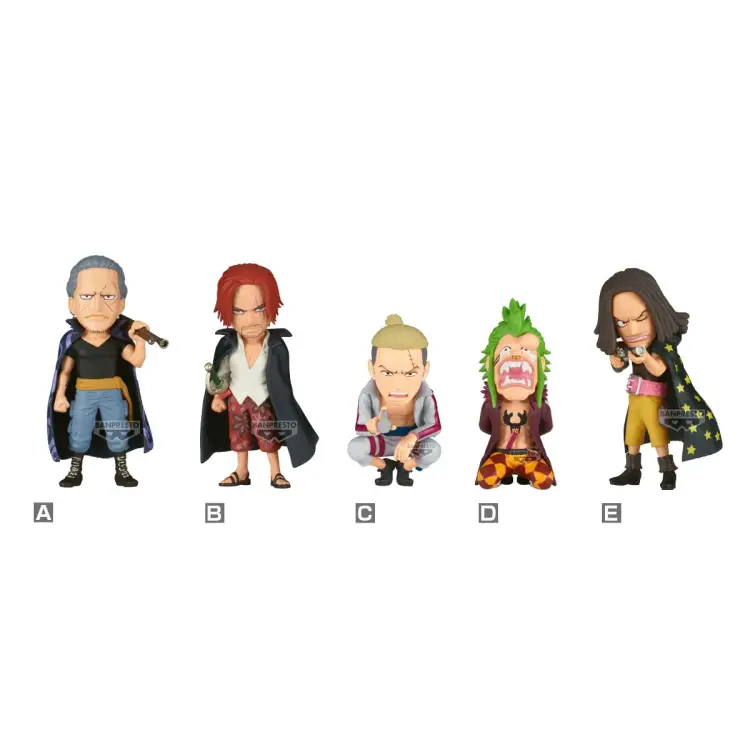 Banpresto - ONE PIECE - WCF Red Hair vs Bartolomeo -Assortiments 12 Figurine 5-7cm
