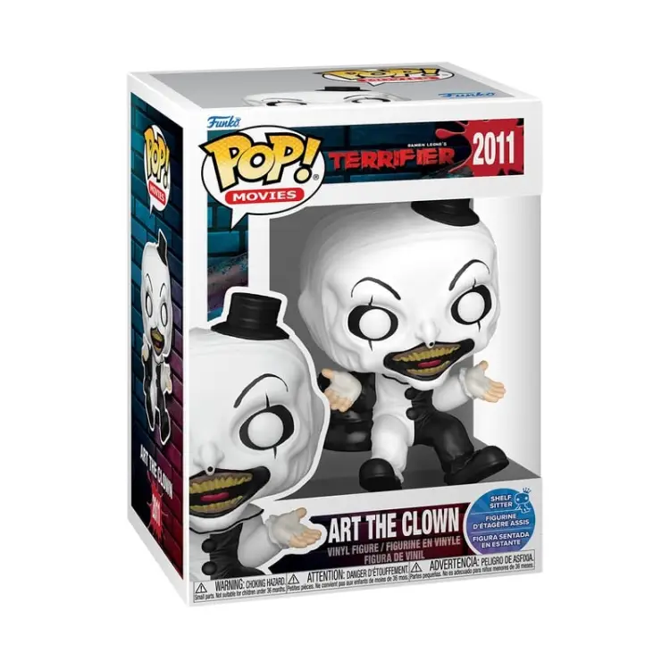 Funko - TERRIFIER - POP Movies N° 2011 - Art the Clown (Shelf Sitter)