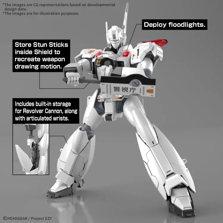 Bandai Model Kit - PATLABOR - RG 1/48 AV-98Plus Ingram (Ingram Plus) - Model Kit