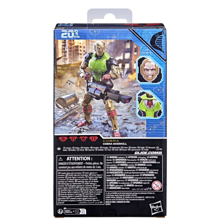 Hasbro - G.I. JOE - Cobra Overkill - Figure Classified Series #201 15cm