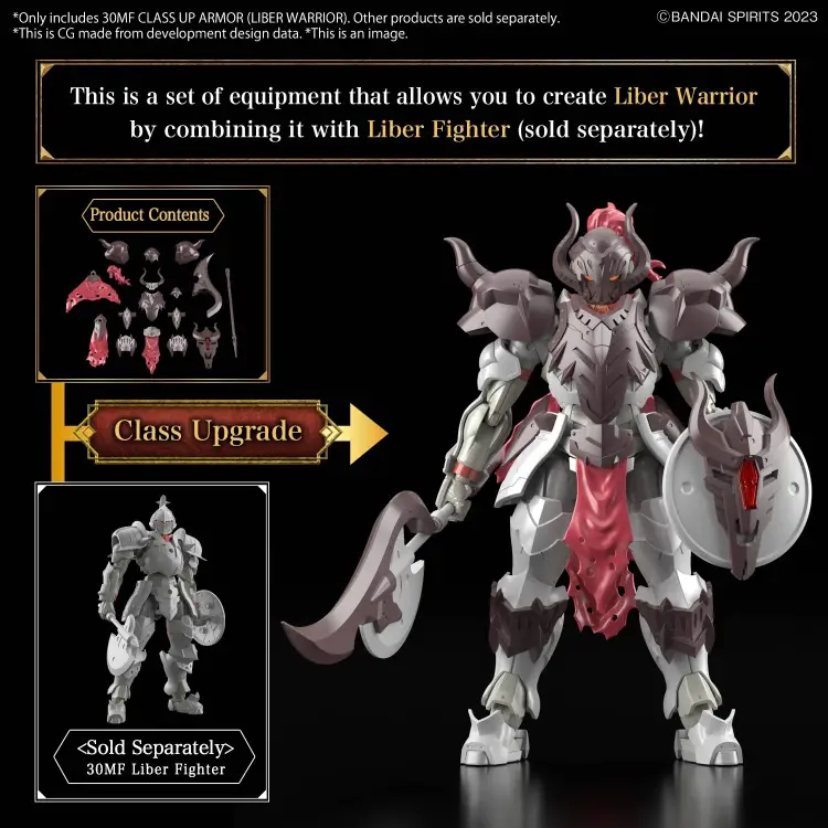 Bandai Model Kit - 30MF - Class Up Armor (Liber Warrior) - Model Kit