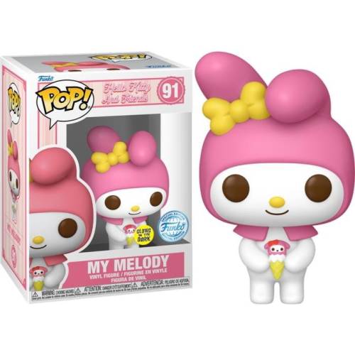 Funko POP! Sanrio: Hello Kitty and Friends - My Melody (GITD) #91 (Exclusive)