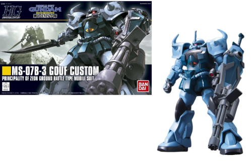 GUNDAM - HGUC 1/144 GOUF Custom - Zestaw modelarski - 13 cm