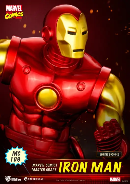 Beast Kingdom - MARVEL - Iron Man "Comics" - Statue Master Craft 29.9cm