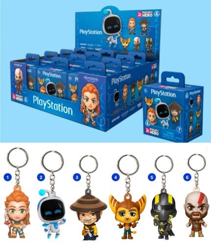 Yume - PLAYSTATION - Pocket Hero - Assort 12 Keychain BLIND BOX 5.5cm