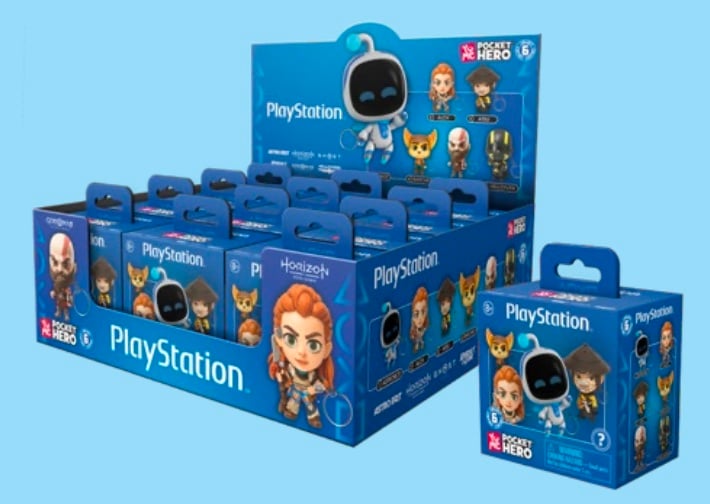 Yume - PLAYSTATION - Pocket Hero - Assort 12 Keychain BLIND BOX 5.5cm