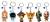 Yume - PLAYSTATION - Pocket Hero - Assort 12 Keychain BLIND BOX 5.5cm