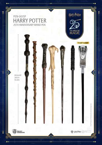 Beast Kingdom - HARRY POTTER - Wand (25th Anniversary) - Blind Box Stylo (6pcs)