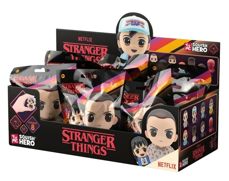Yume - STRANGER THINGS - Squish Hero - Assortiment 12 Figures 7.6cm