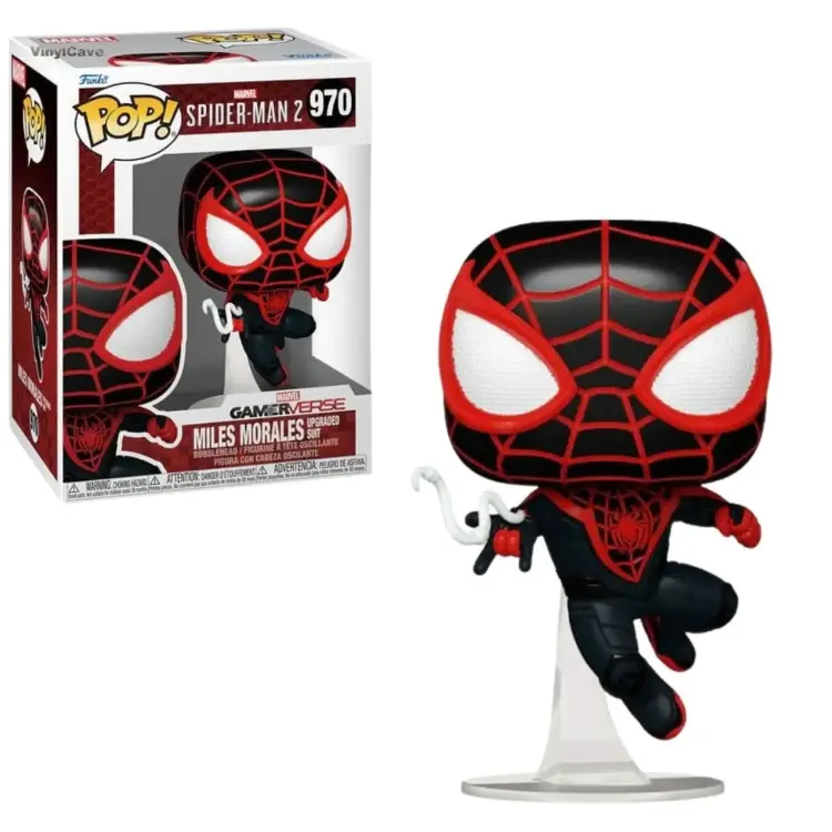 Funko POP! Marvel: Spider-Man 2 - Miles Morales (Upgraded Suit) #970